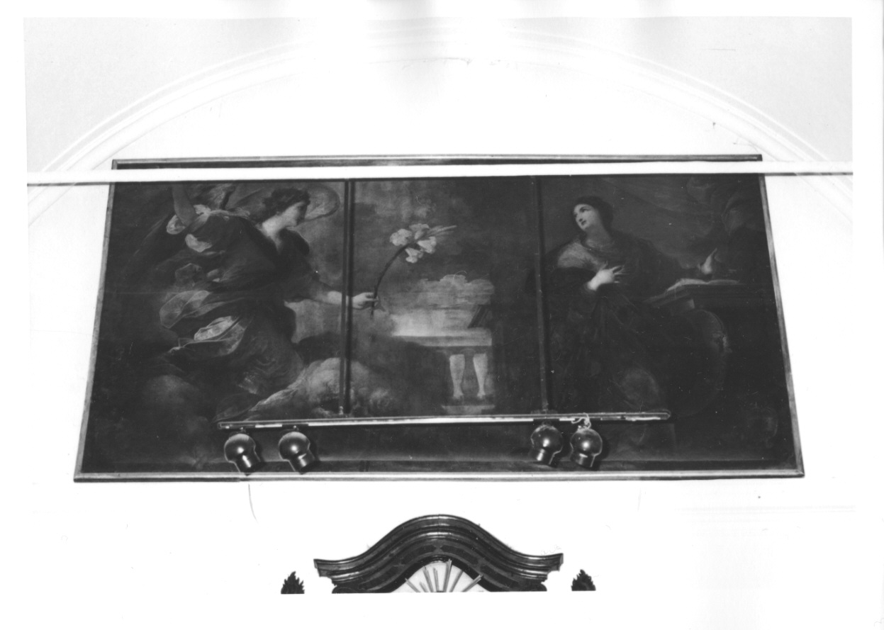 Annunciazione (dipinto, opera isolata) di Corte David (secondo quarto sec. XVII)