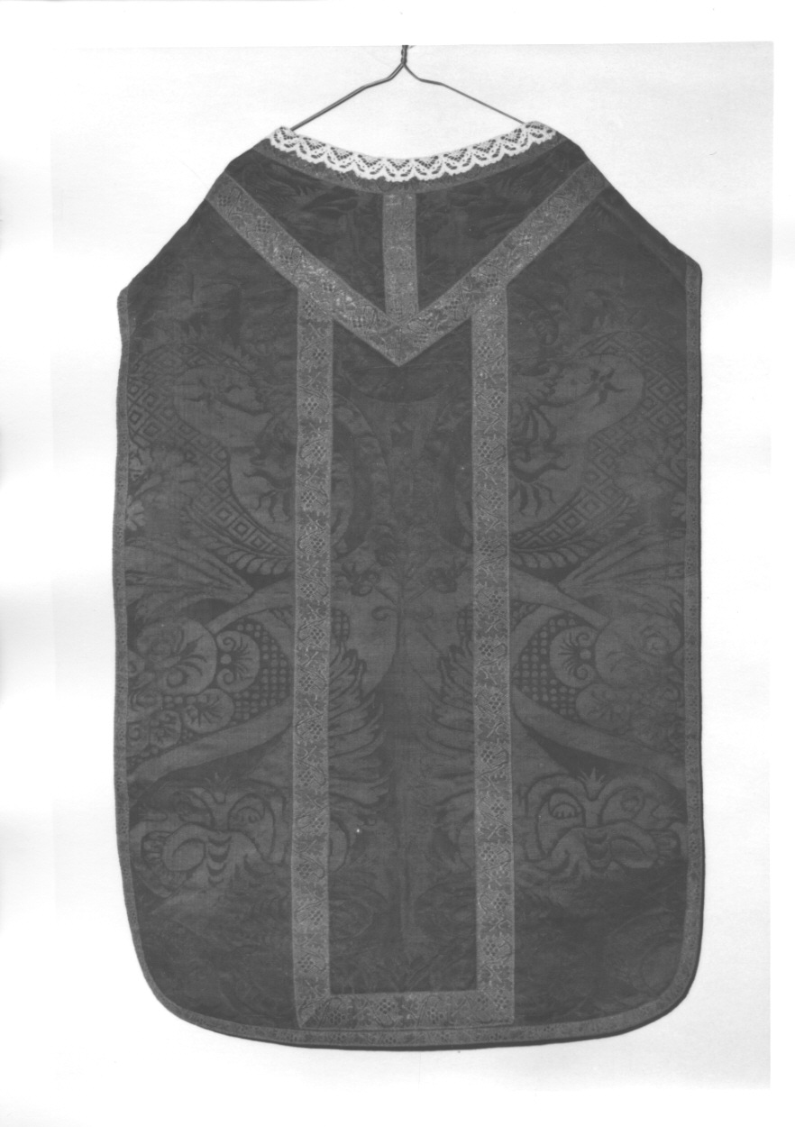 paramento liturgico, insieme - manifattura italiana (fine/inizio secc. XVII/ XVIII)