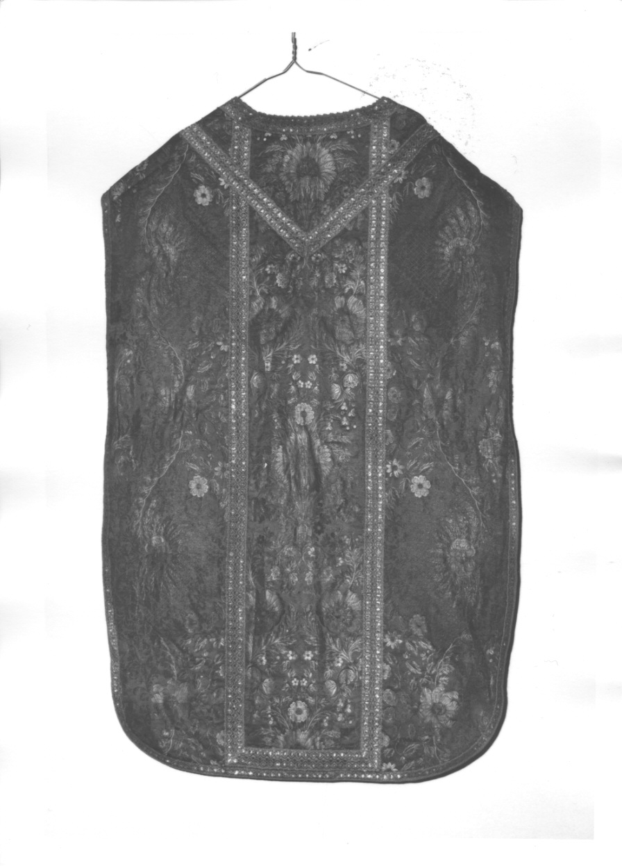 paramento liturgico, insieme - manifattura italiana (seconda metà sec. XIX)