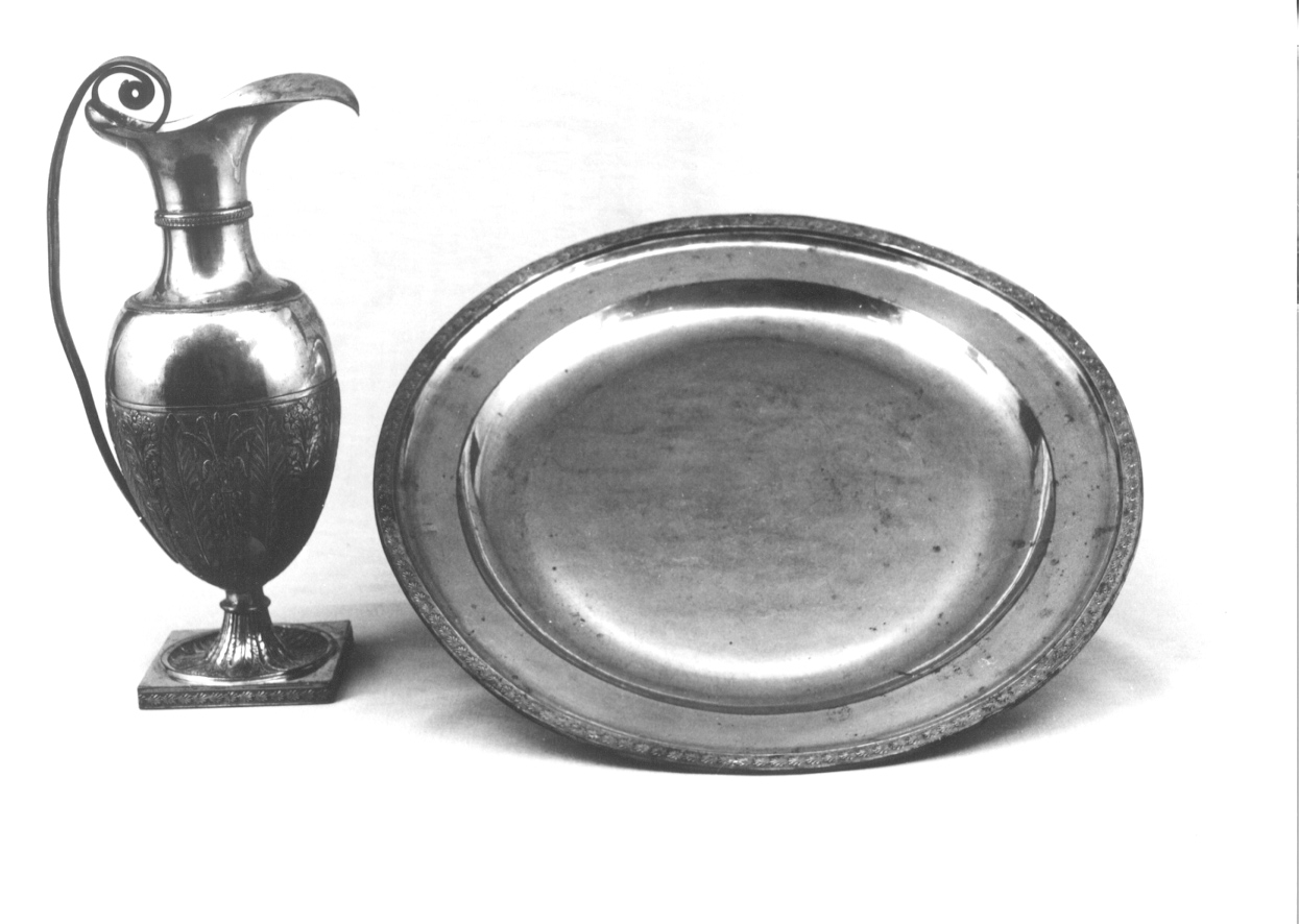 brocca, elemento d'insieme - ambito piemontese (metà sec. XIX)