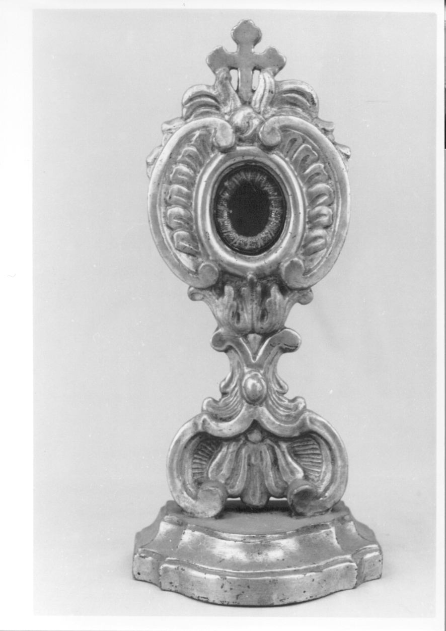 reliquiario - a ostensorio, opera isolata - bottega astigiana (prima metà sec. XVIII)