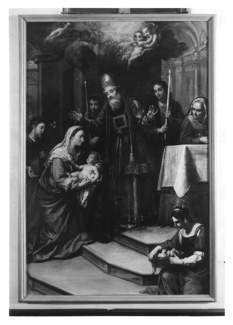 presentazione di Gesù al tempio (dipinto, opera isolata) - ambito astigiano (primo quarto sec. XVIII)