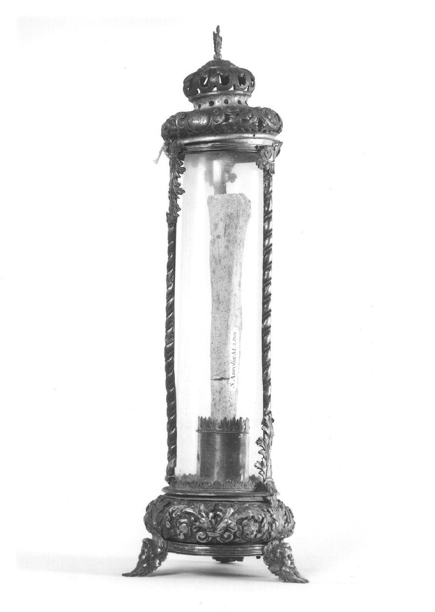 reliquiario - a ostensorio, opera isolata - bottega astigiana (sec. XVIII)