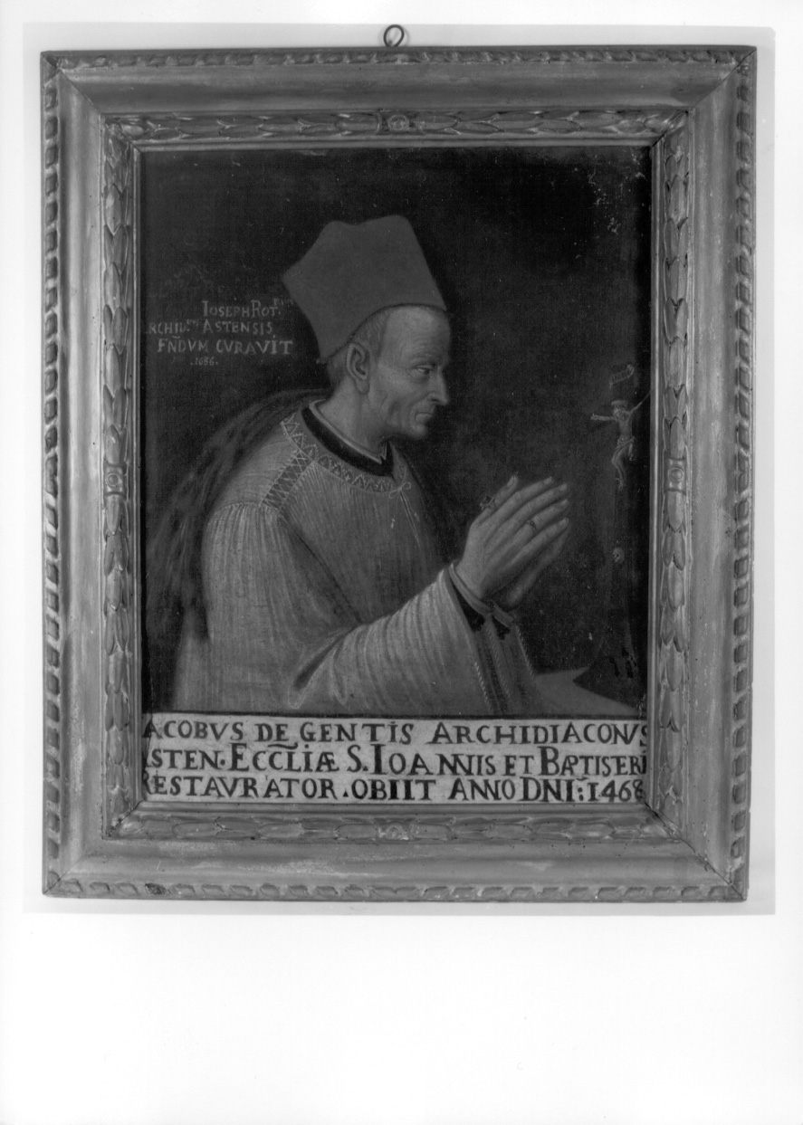 cornice di dipinto, elemento d'insieme - bottega astigiana (seconda metà sec. XVII)