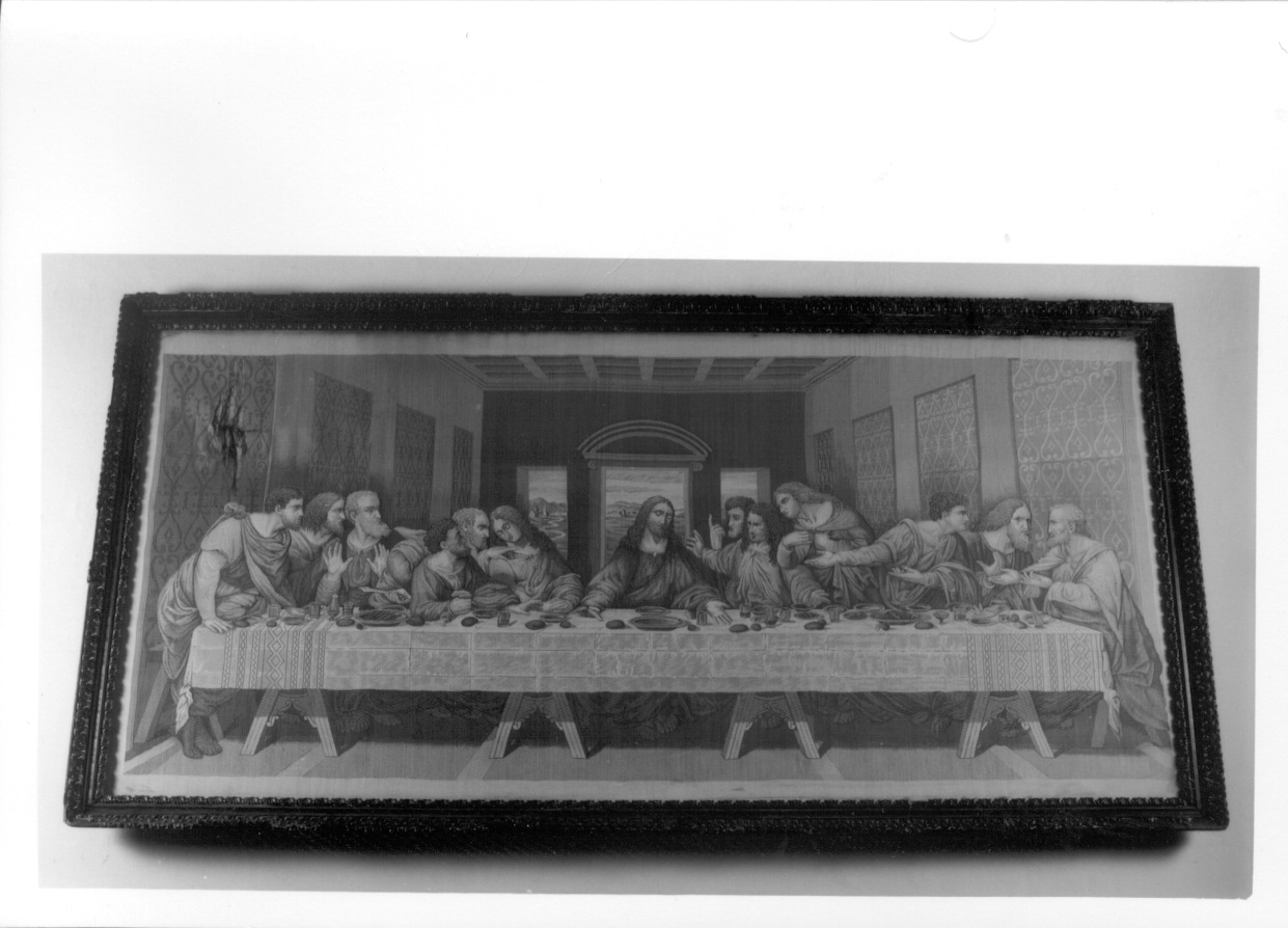 ultima cena (decorazione, opera isolata) - produzione lombardo-piemontese (primo quarto sec. XX)