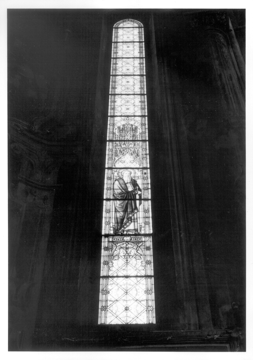 San Paolo (vetrata) di Guglielmi Pietro (fine sec. XIX)