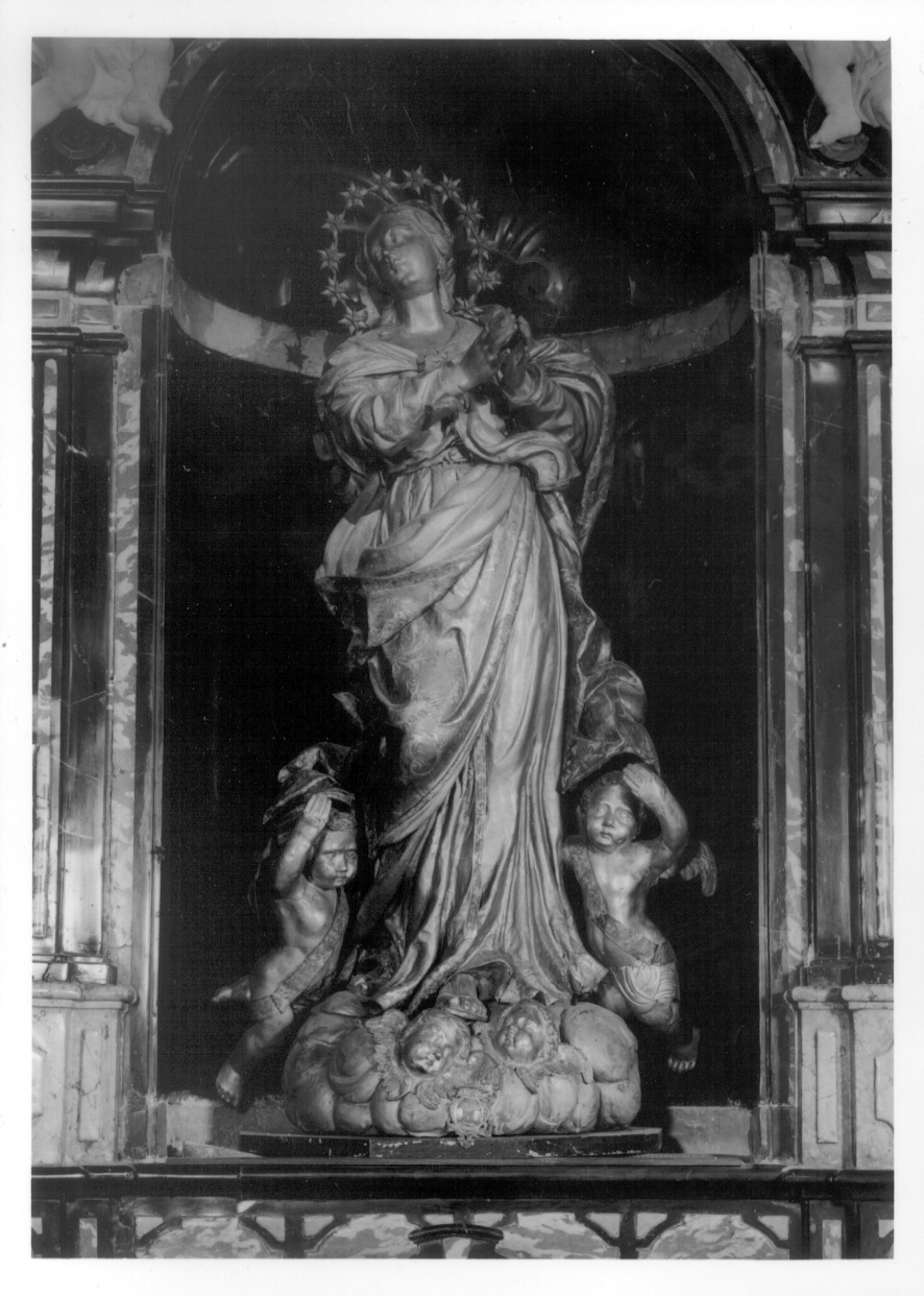 Madonna Assunta (statua, elemento d'insieme) di Groppa Giovanni Tommaso (primo quarto sec. XVIII)