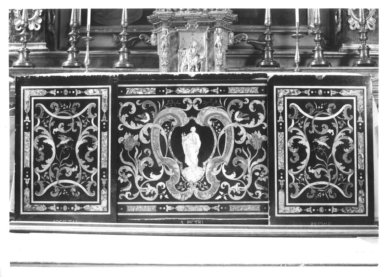 San Pietro Apostolo (paliotto, opera isolata) - ambito lombardo (primo quarto sec. XVIII)