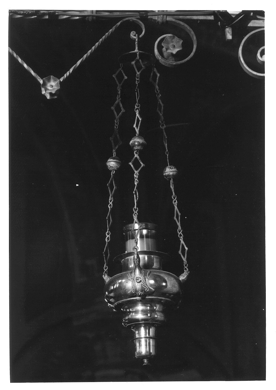 lampada pensile, opera isolata - ambito lombardo (sec. XVIII)