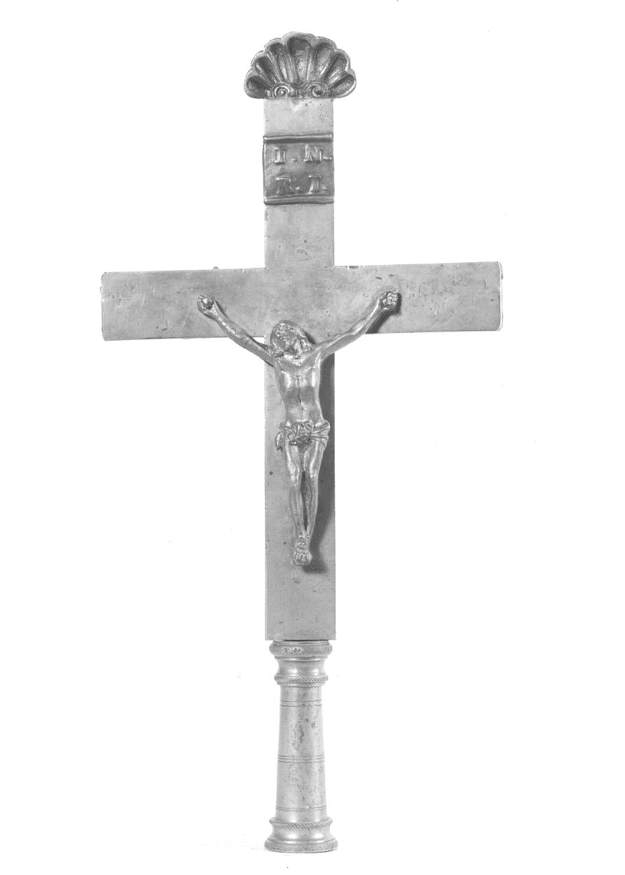 croce processionale, opera isolata - ambito novarese (prima metà sec. XIX)