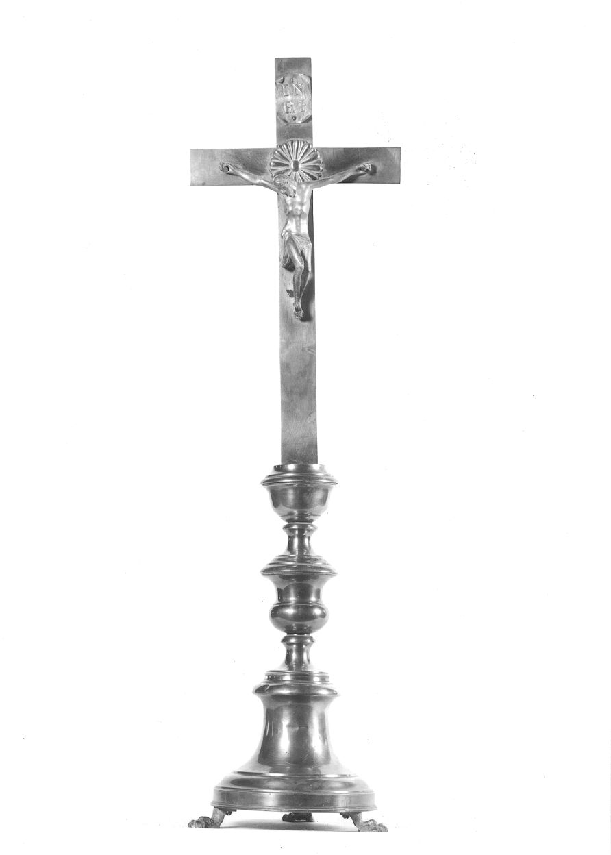 croce d'altare, opera isolata - ambito novarese (seconda metà sec. XIX)