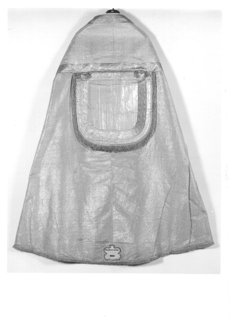 piviale, opera isolata - manifattura italiana (sec. XIX)