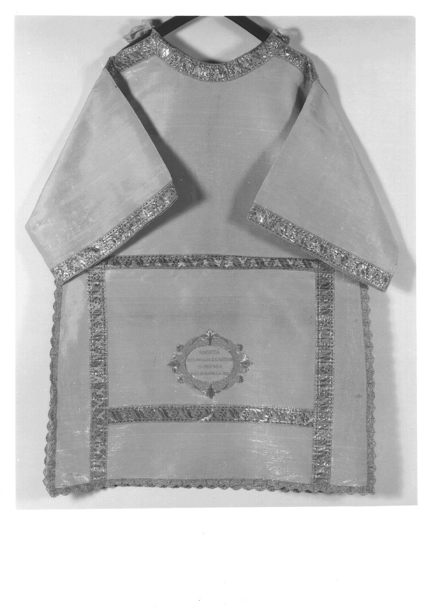paramento liturgico, insieme - manifattura italiana (sec. XIX)