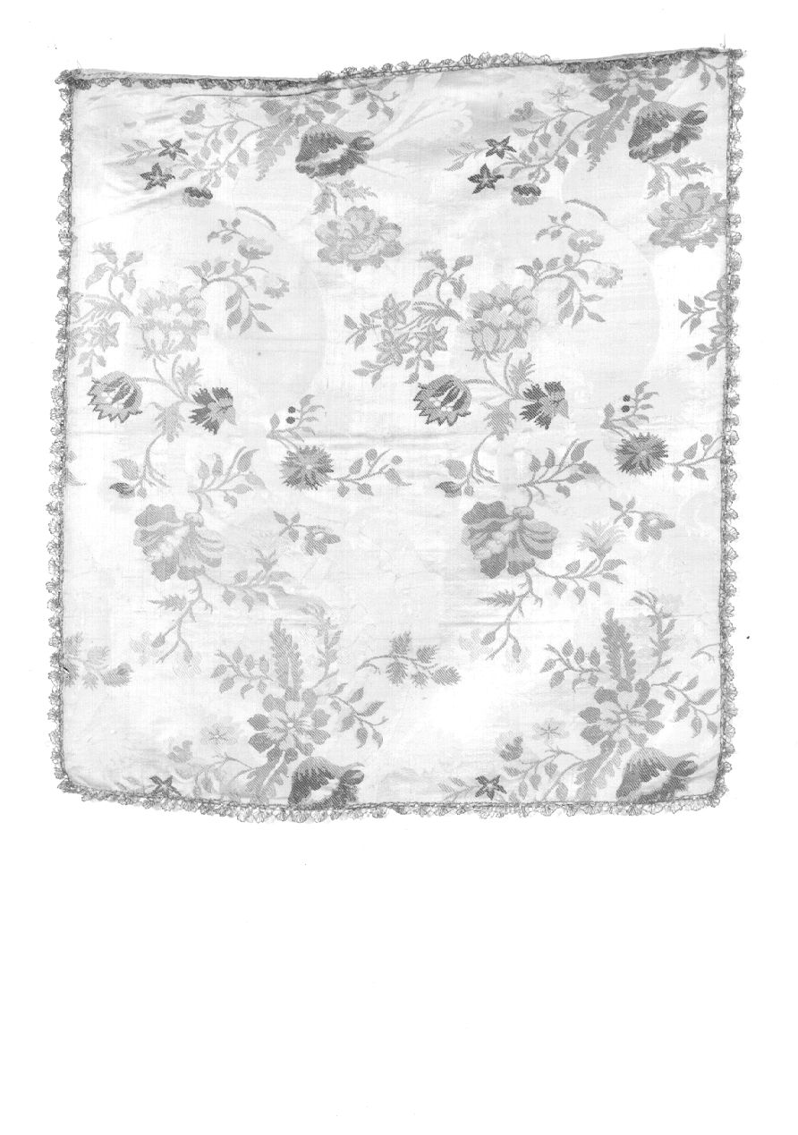 velo di calice, elemento d'insieme - manifattura italiana (prima metà sec. XVIII)