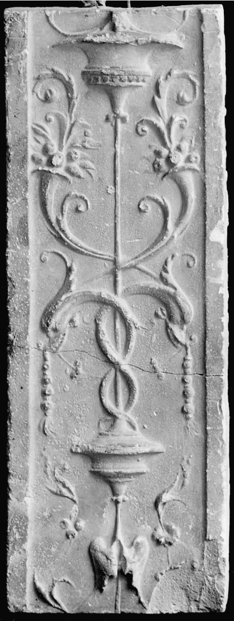 motivi decorativi a candelabra (calco, opera isolata) - bottega italiana (seconda metà, prima metà sec. XIX, sec. XX)