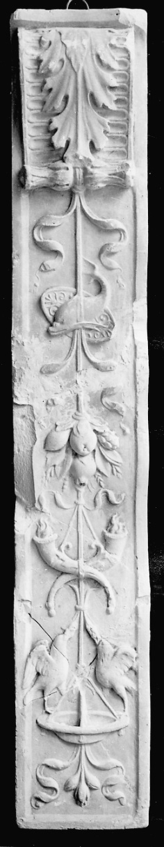 motivi decorativi vegetali e animali (calco, opera isolata) - bottega italiana (sec. XIX, sec. XX)