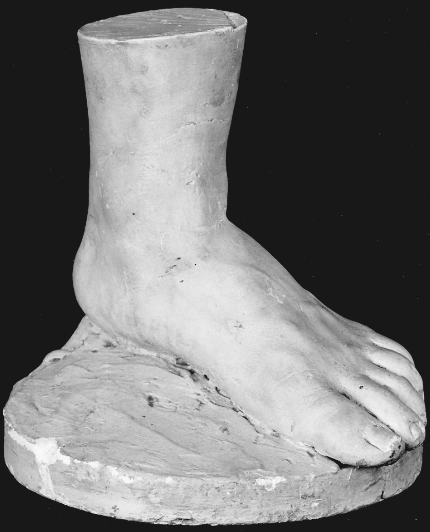 piede (calco, opera isolata) - bottega italiana (secondo quarto, prima metà sec. XIX, sec. XX)