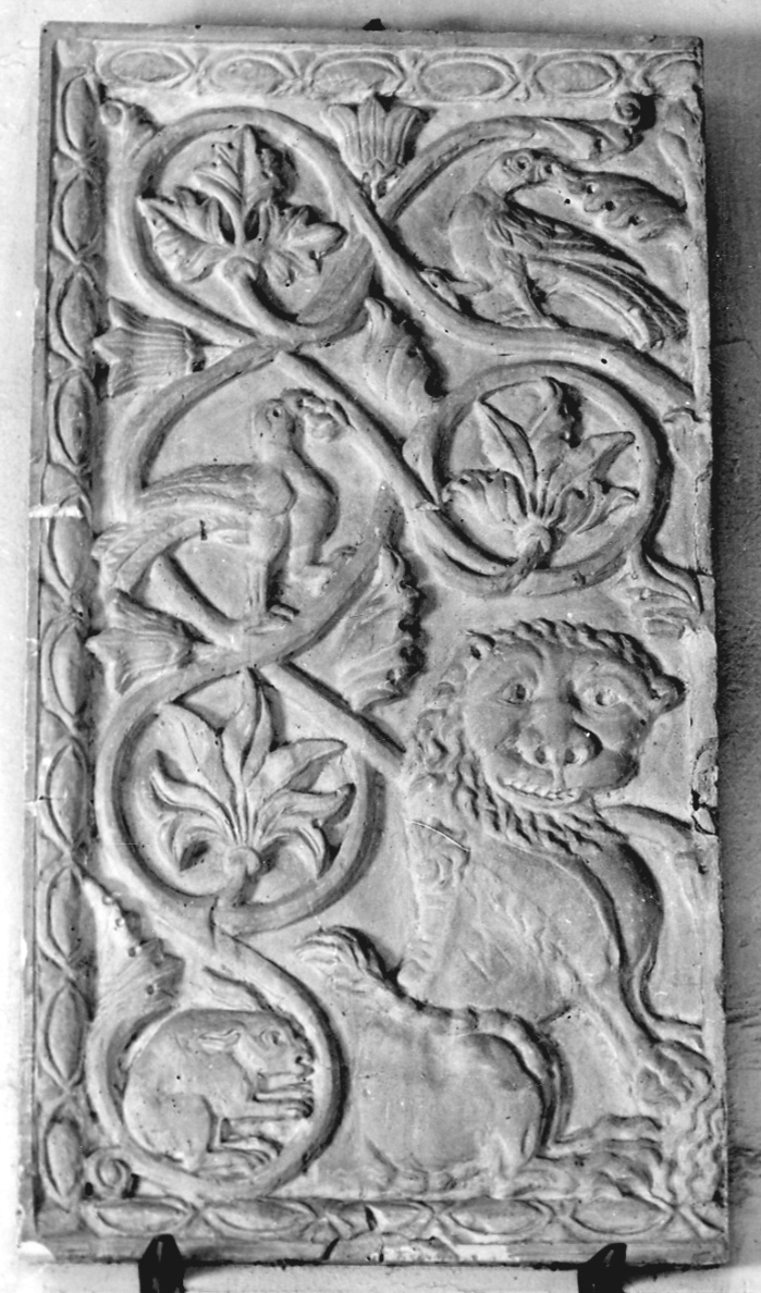 motivi decorativi vegetali e animali (calco, opera isolata) - bottega italiana (seconda metà, primo quarto sec. XIX, sec. XX)