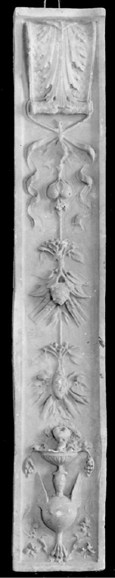 motivi decorativi a candelabra (calco, opera isolata) - bottega italiana (seconda metà, prima metà sec. XIX, sec. XX)