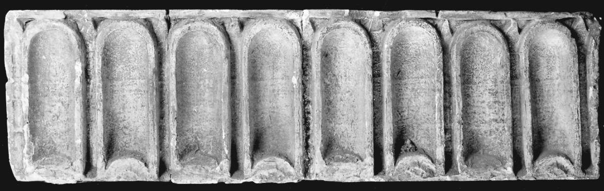 motivo decorativo geometrico (calco, opera isolata) - bottega italiana (secondo quarto sec. XIX)