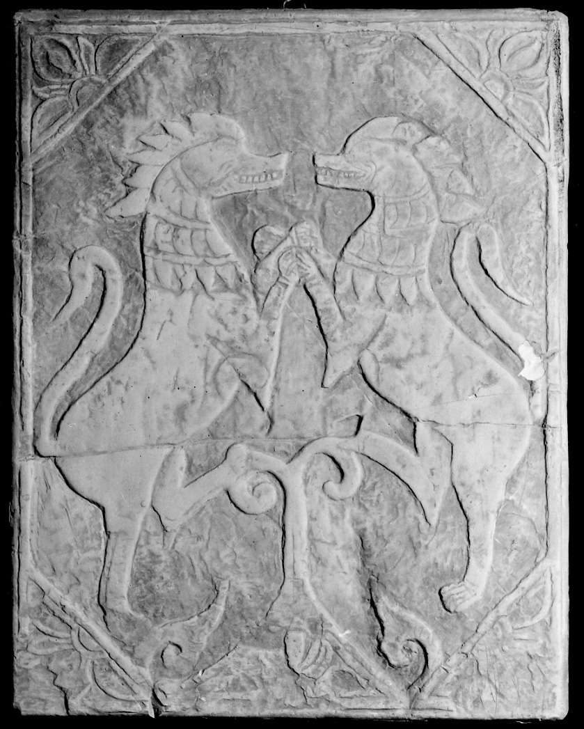 motivi decorativi vegetali e animali (calco, opera isolata) - bottega italiana (seconda metà, prima metà sec. XIX, sec. XX)