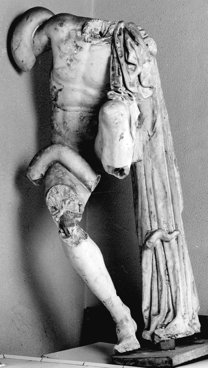 Laocoonte (calco, frammento) - bottega italiana (ultimo quarto, secondo quarto sec. XVIII, sec. XIX)