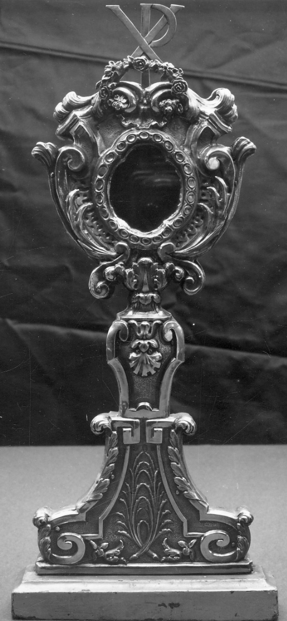 reliquiario - a ostensorio, opera isolata di Balbino Carlo Agostino (secondo quarto sec. XIX)