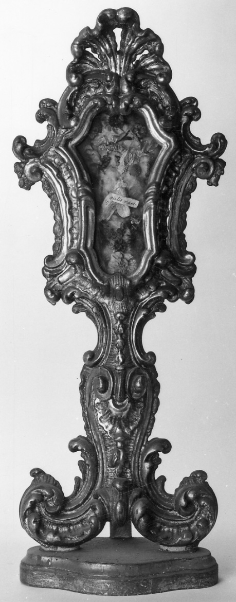 reliquiario - a ostensorio, serie - bottega piemontese (seconda metà sec. XVII)