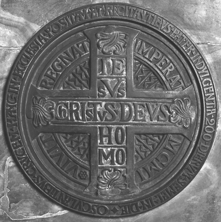 croce (targa devozionale, opera isolata) - bottega italiana (inizio sec. XX)