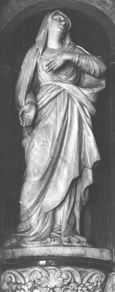 Madonna (scultura, opera isolata) di Sala Giuseppe (ultimo quarto sec. XVII)
