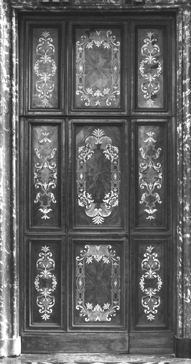 motivi decorativi vegetali (porta, serie) di Piffetti Pietro (metà sec. XVIII)