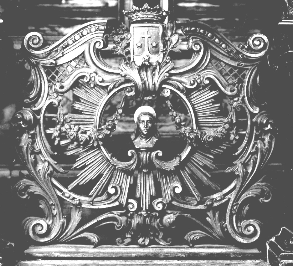 Santa Teresa del Bambino Gesù (cancello di balaustrata, opera isolata) di Ronco Giacomo (secondo quarto sec. XX)