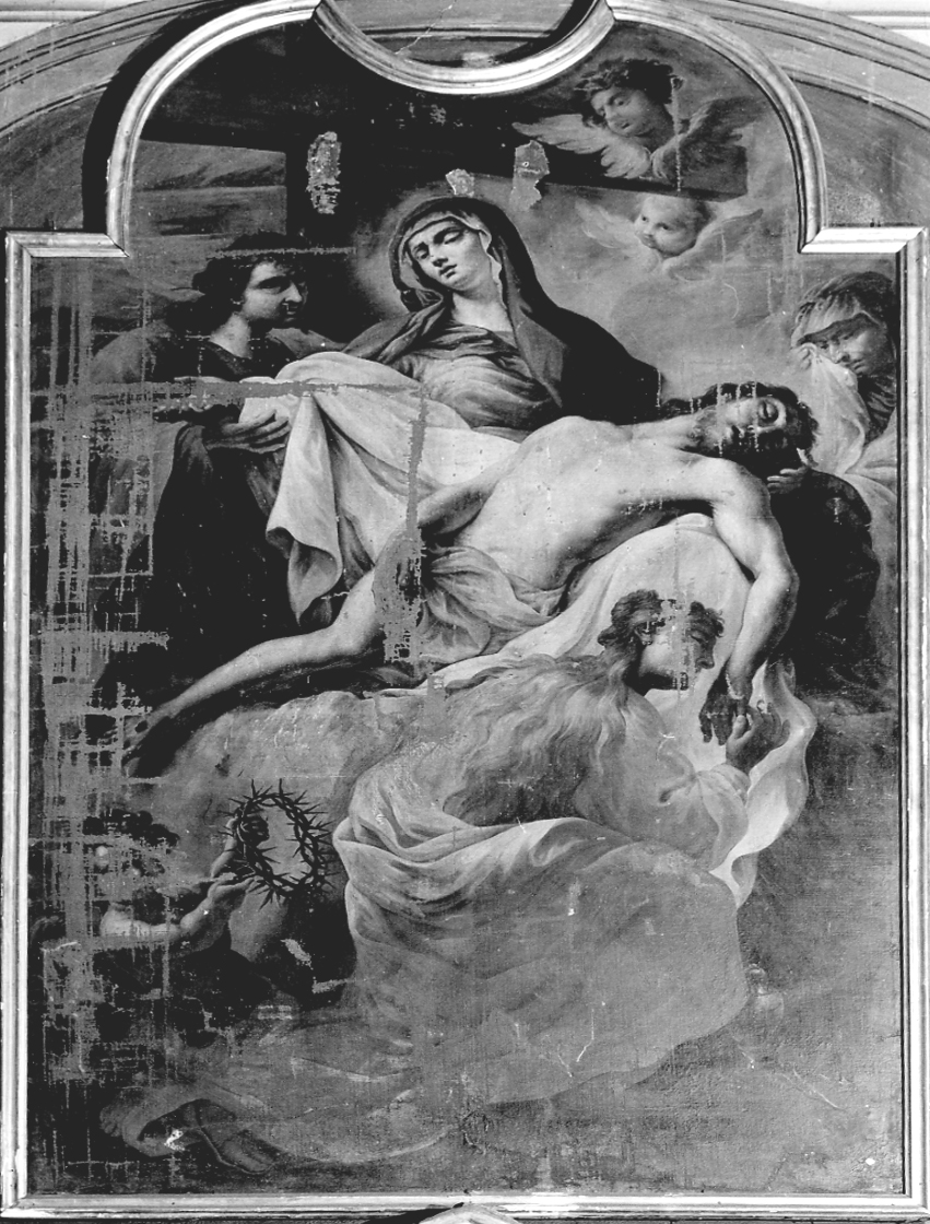 compianto sul Cristo morto (dipinto, opera isolata) di Nepote Ignazio (seconda metà sec. XVIII)
