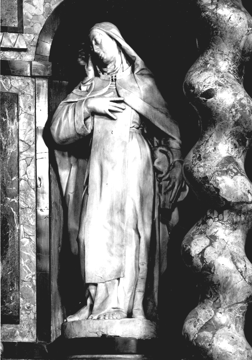 Santa Teresa d'Avila (scultura, elemento d'insieme) di Busso Carlo (seconda metà sec. XVII)