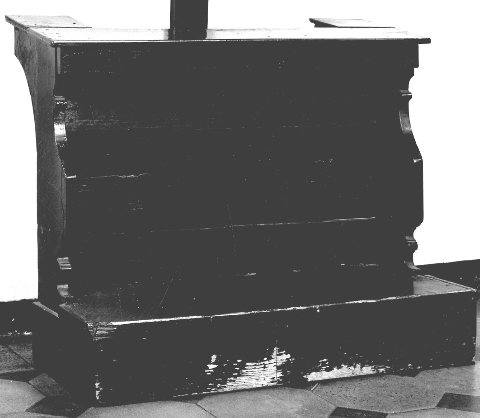 inginocchiatoio - bottega piemontese (seconda metà sec. XVIII)