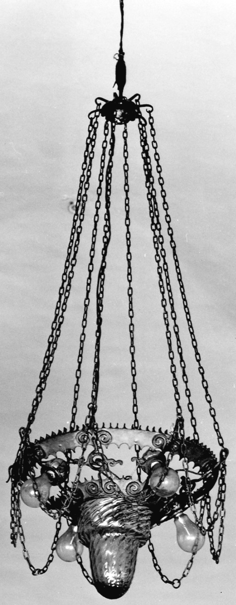 lampadario, opera isolata - bottega piemontese (primo quarto sec. XX)