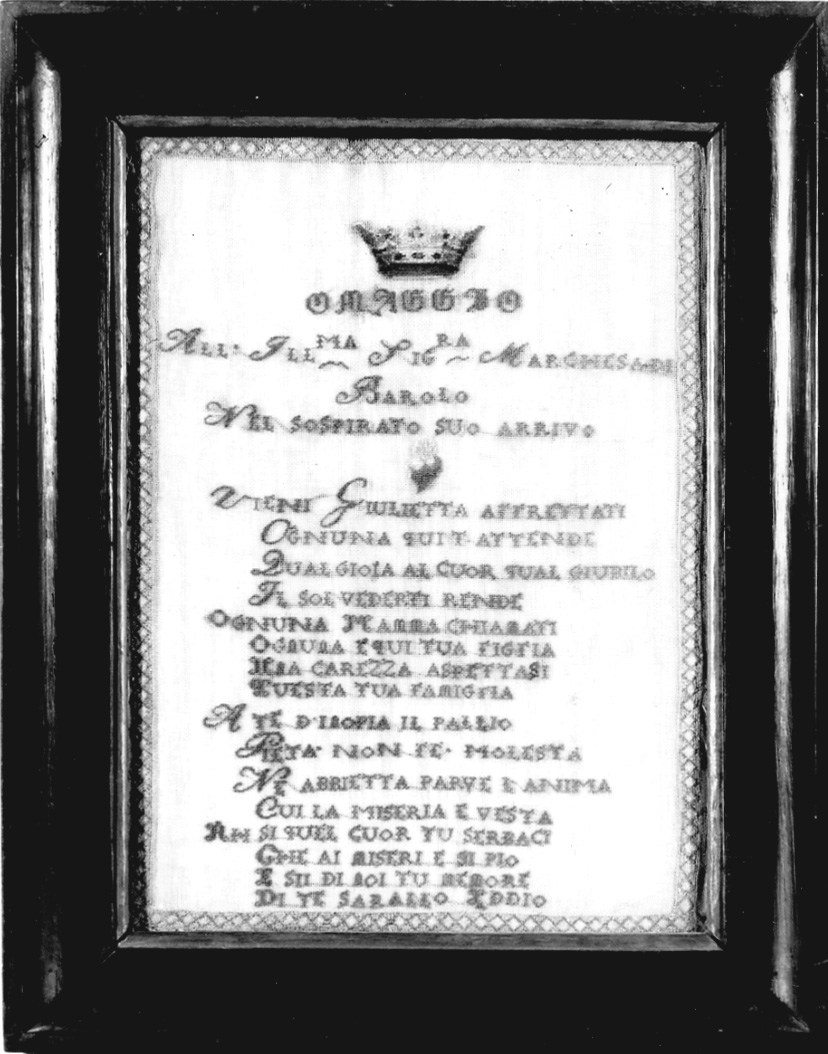 tessuto, opera isolata - manifattura piemontese (secondo quarto sec. XIX)