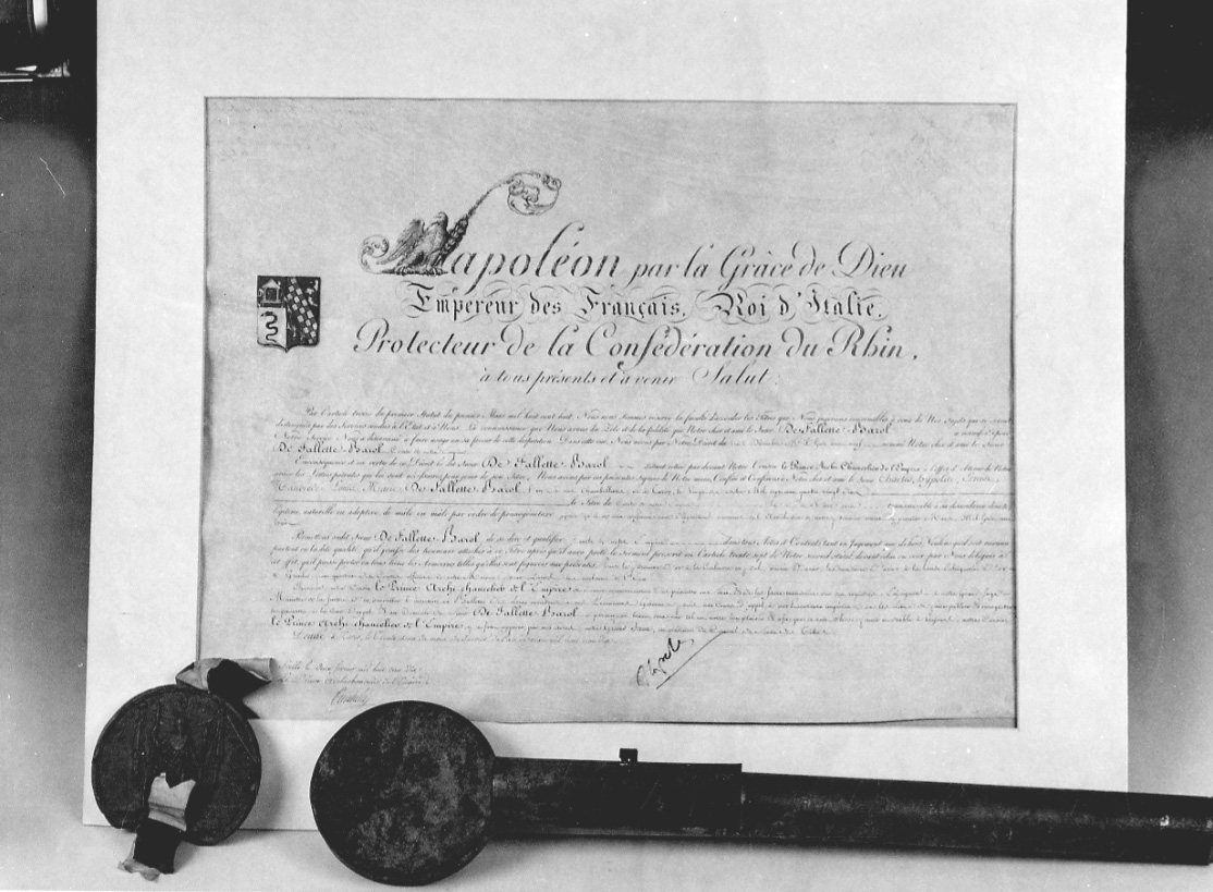 diploma, opera isolata - ambito francese (sec. XIX)