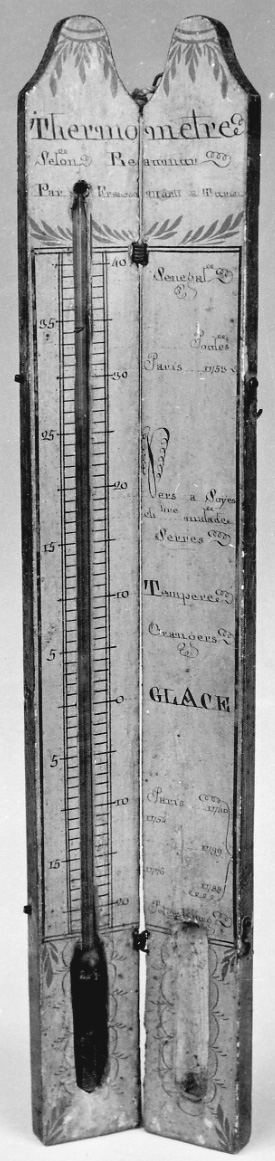 termometro, opera isolata di Manti François (inizio sec. XIX)