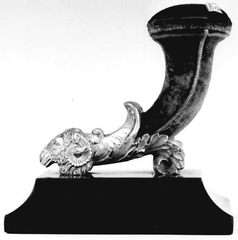 testa di ariete (fermacarte, opera isolata) - bottega piemontese (sec. XIX)