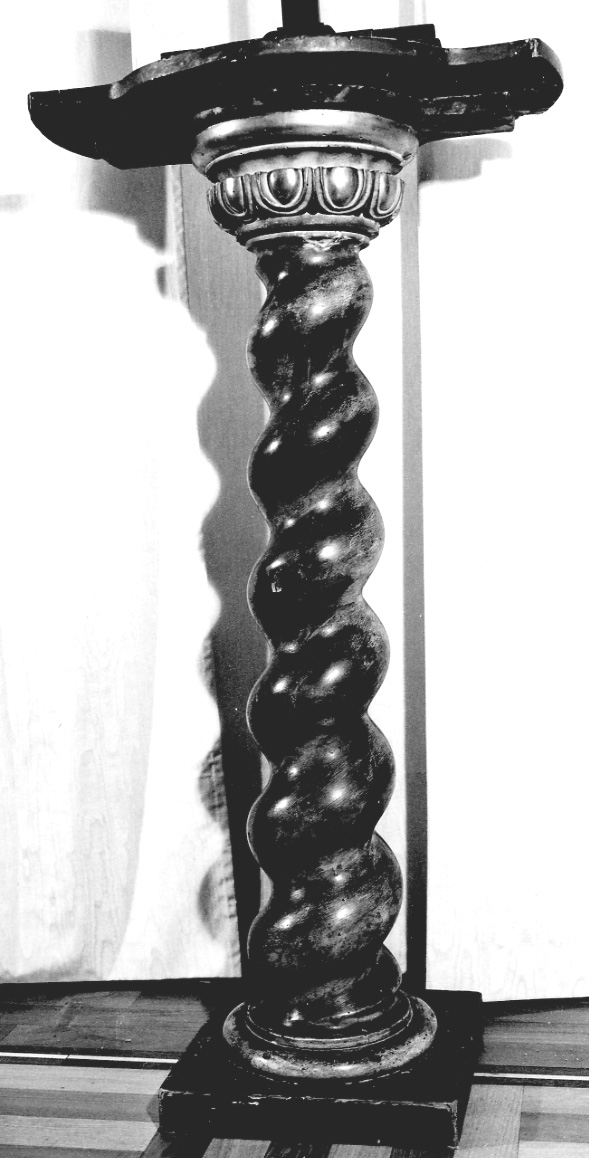 piedistallo, opera isolata - bottega piemontese (sec. XIX)