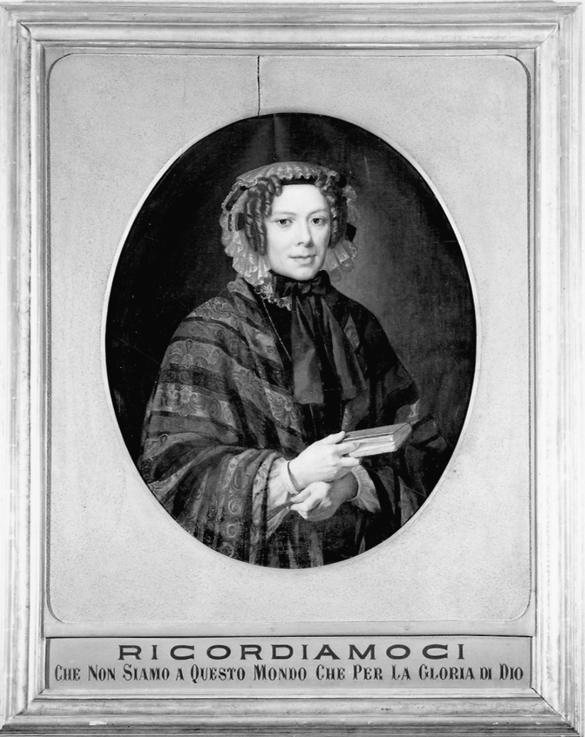 ritratto di Giulia Colbert Falletti di Barolo (dipinto, opera isolata) - ambito piemontese (metà sec. XIX)