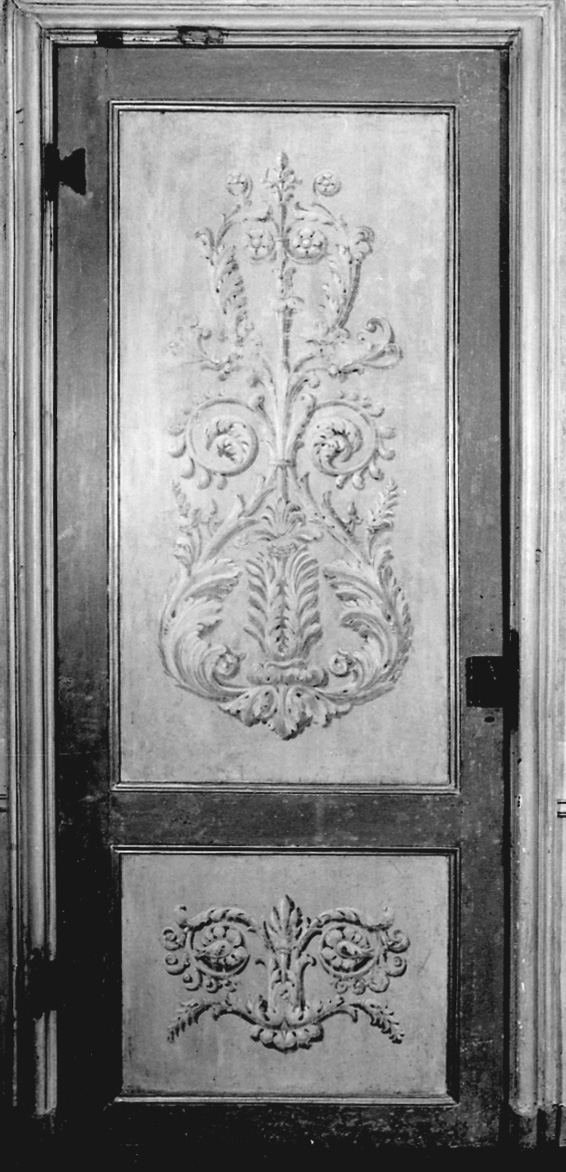 porta - ad un battente, opera isolata - ambito piemontese (sec. XIX)