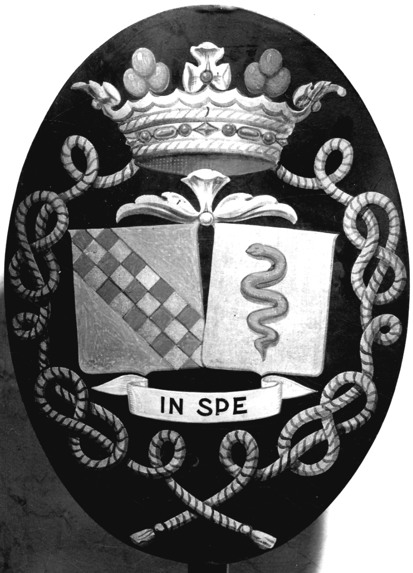 stemma dell'Opera Pia Barolo (insegna, serie) - produzione piemontese (ultimo quarto sec. XIX)