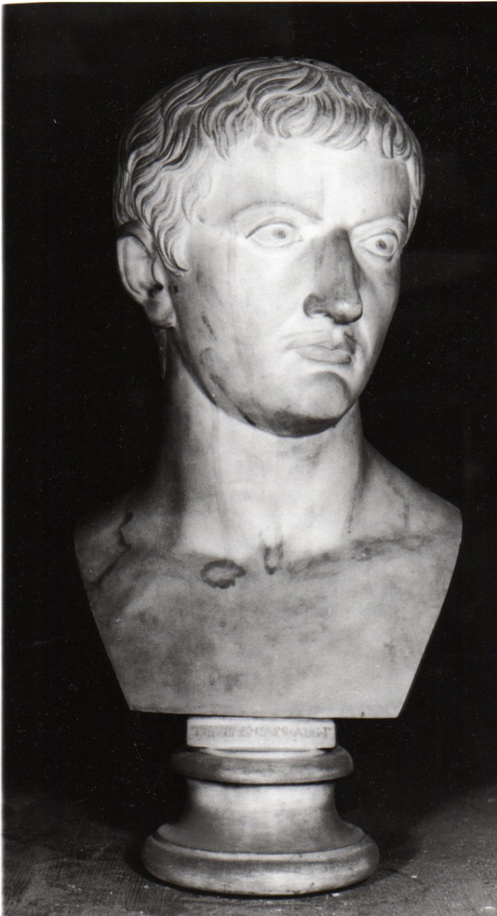 busto ritratto di Tiberio (busto, opera isolata) di Bogliani Giuseppe (prima metà sec. XIX)