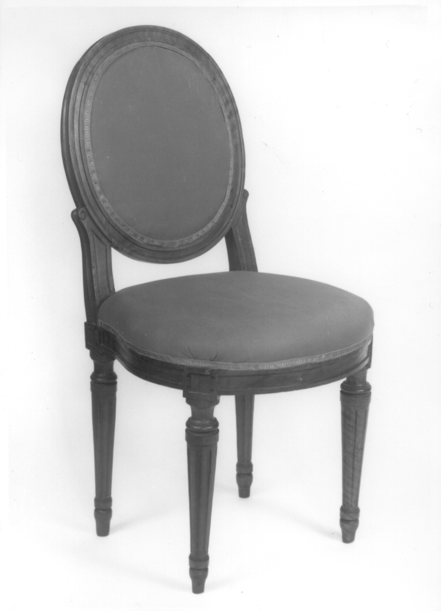 sedia, serie - bottega piemontese (ultimo quarto sec. XVIII)