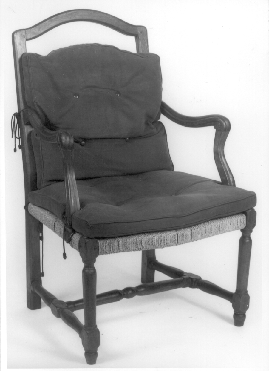 poltrona, serie - bottega piemontese (prima metà sec. XIX)