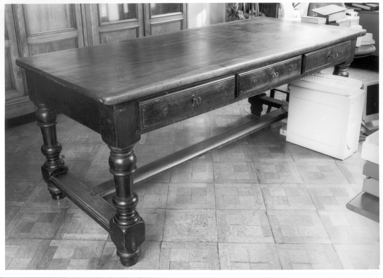 tavolo, serie - bottega piemontese (metà sec. XIX)