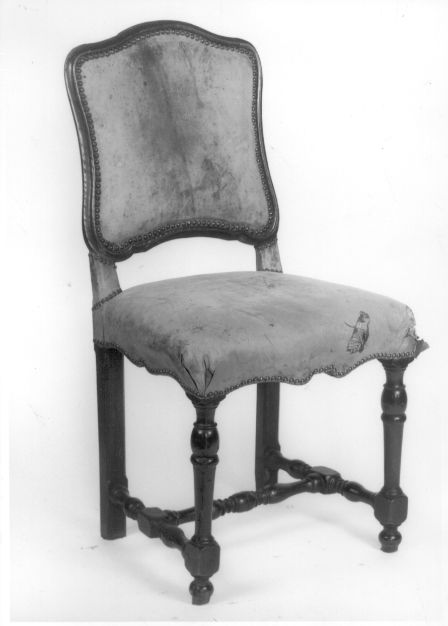 sedia, serie - bottega piemontese (prima metà sec. XVIII)