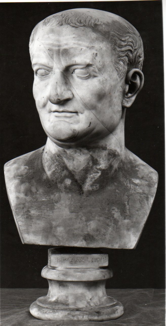 busto ritratto di Vespasiano (busto, opera isolata) di Bogliani Giuseppe (secondo quarto sec. XIX)